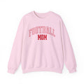 Football Mom crewneck sweatshirt in light pink