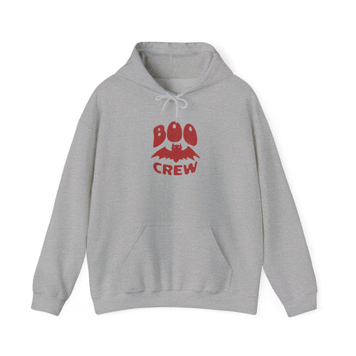 Boo Crew retro bat Halloween hoodie in sport grey