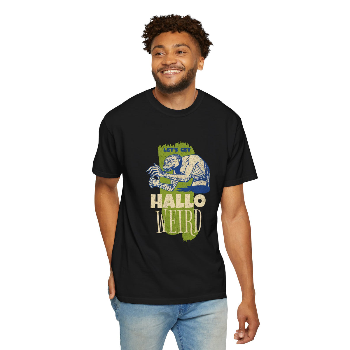 Hallo-Weird mummy Halloween shirt, additional view