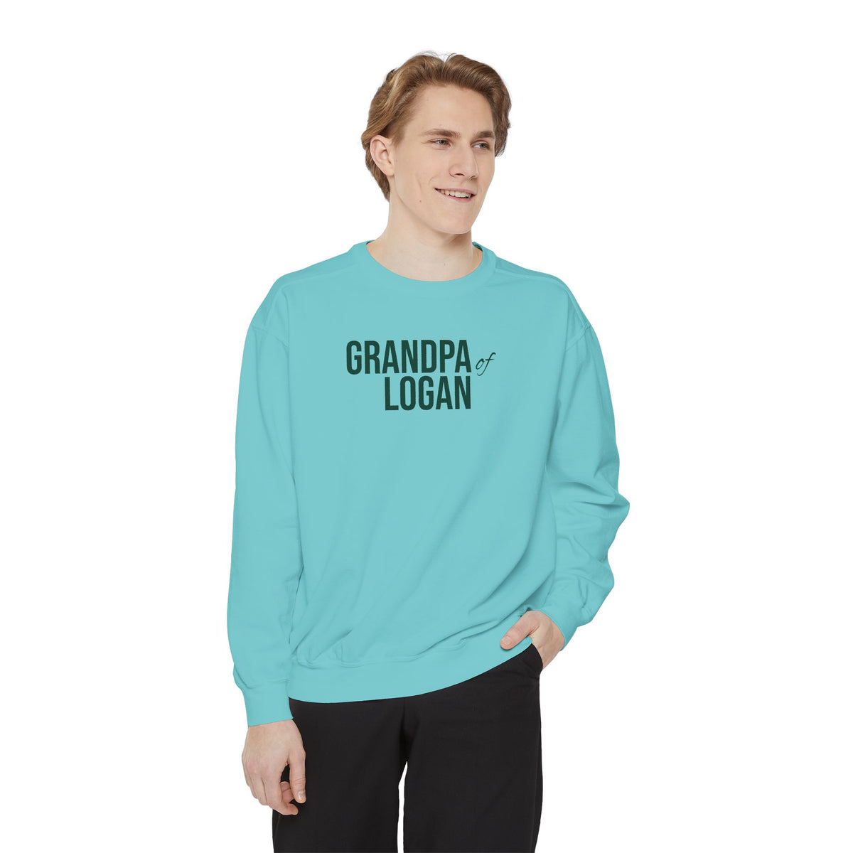 Personalized Grandpa Of Sweatshirt | Custom Grandkids Name Crewneck