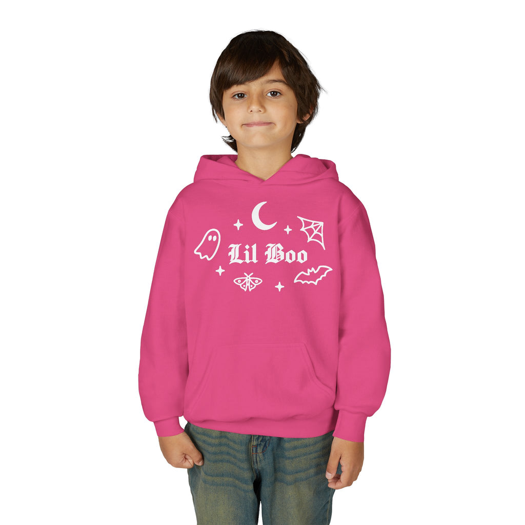 Lil Boo Youth Hoodie | Gothic Halloween Sweatshirt for Kids