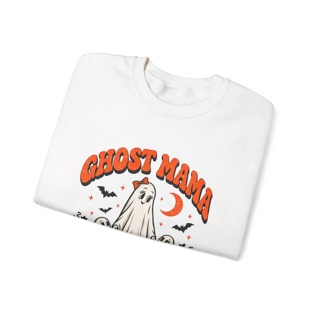 Ghost Mama Professional Boo Wrangler Halloween crewneck sweatshirt