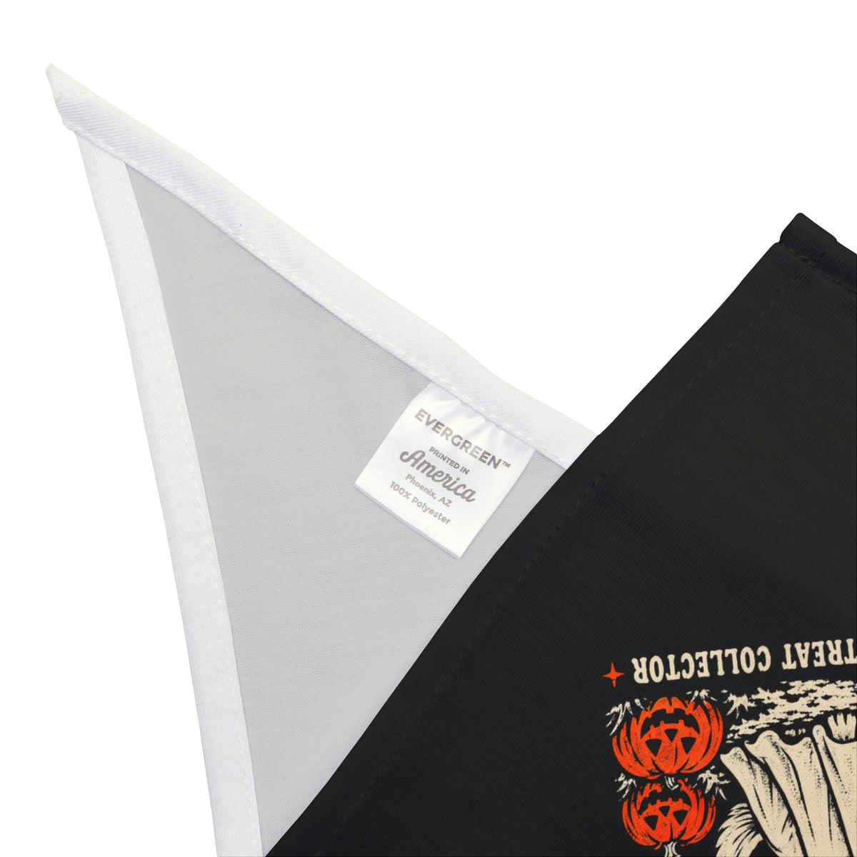 Spooky Pup dog bandana, additional view