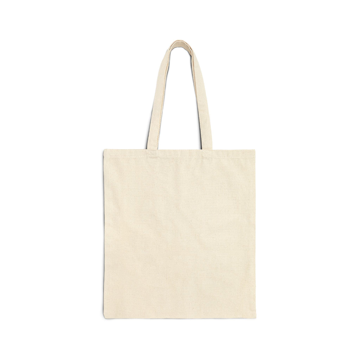 Plain back of the Woodland Bear tote bag