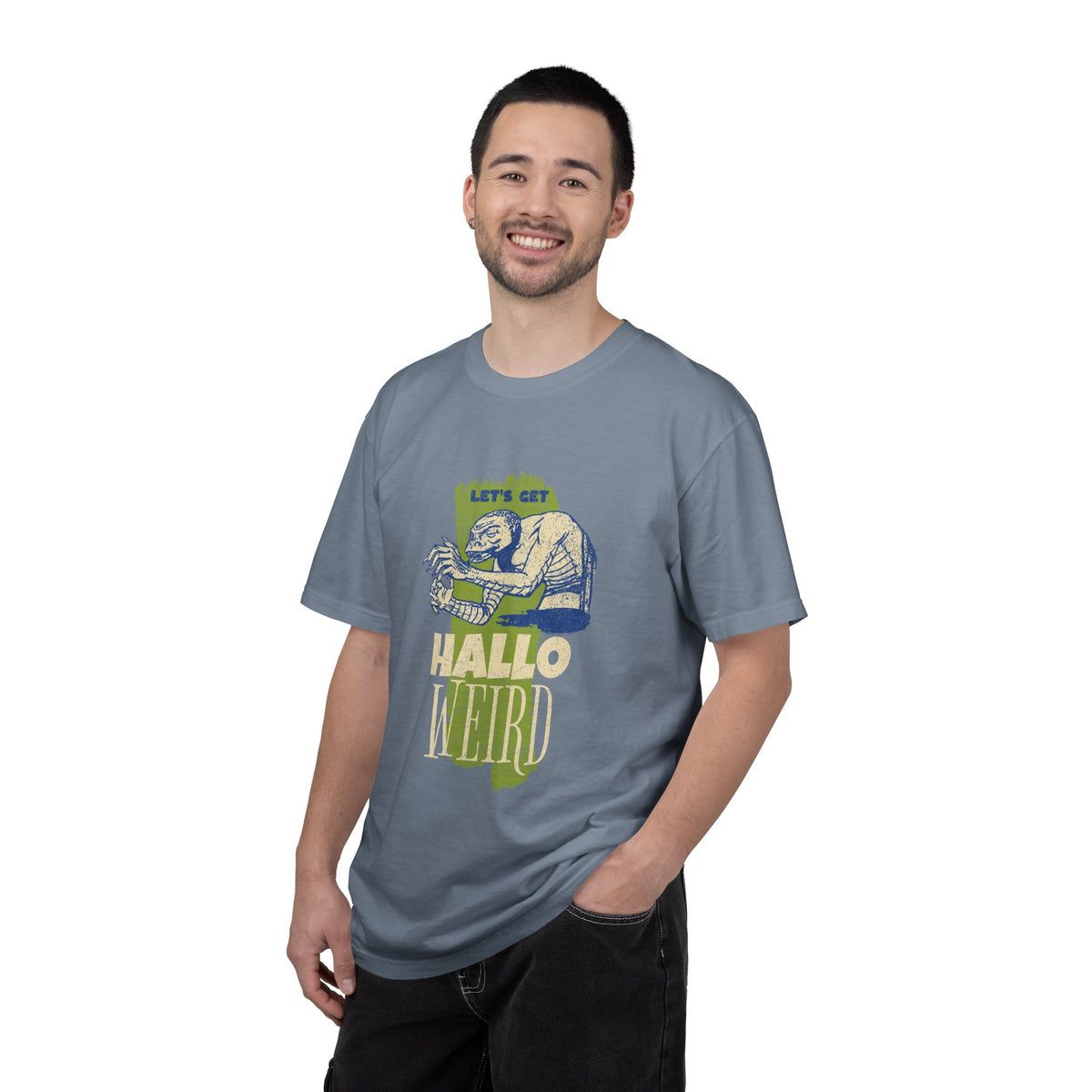 Hallo-Weird mummy Halloween shirt, additional view
