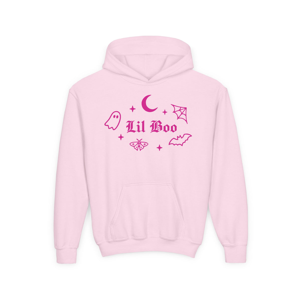 Lil Boo gothic Halloween youth hoodie for kids