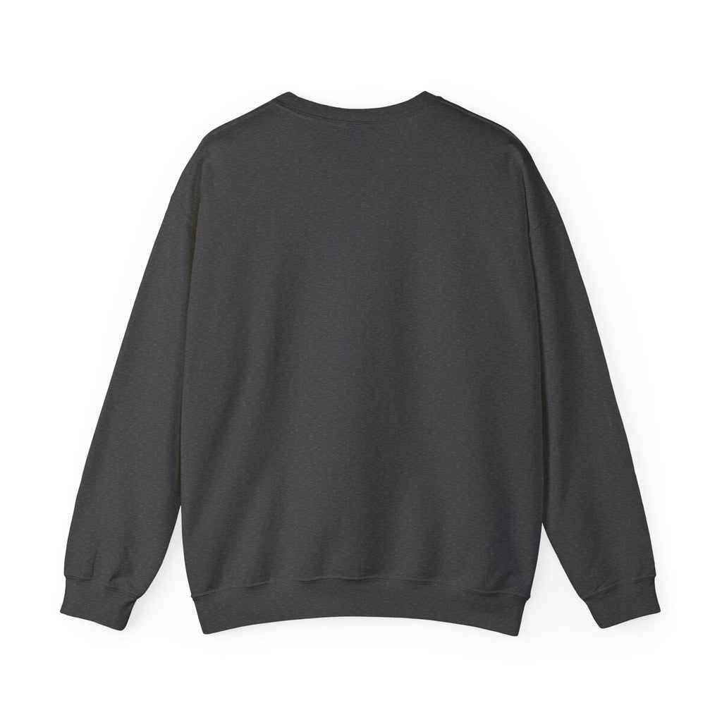 Back of the Dark Heather Favorite Grandpa crewneck