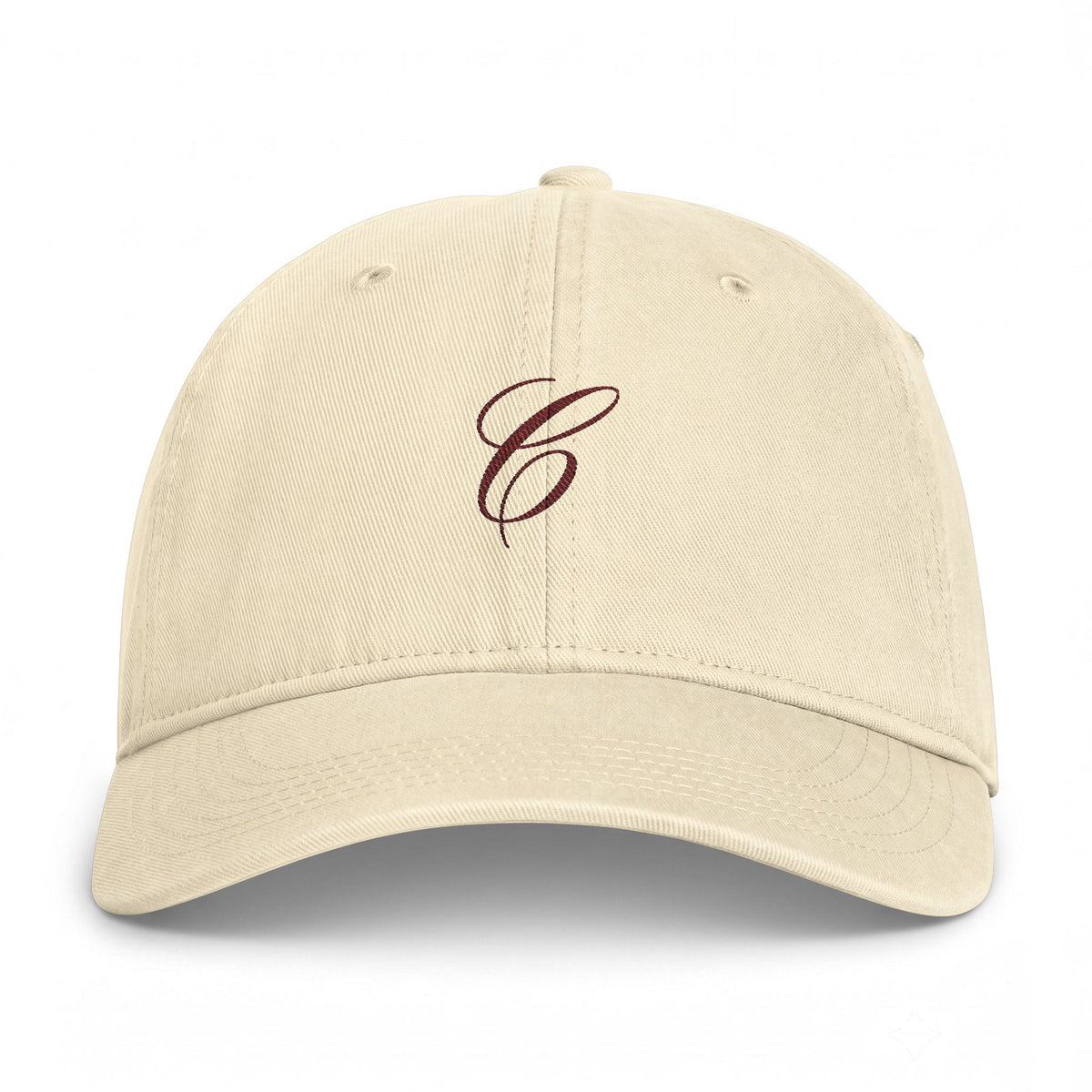 Personalized Initial Cap | Custom Monogram Washed Dad Hat