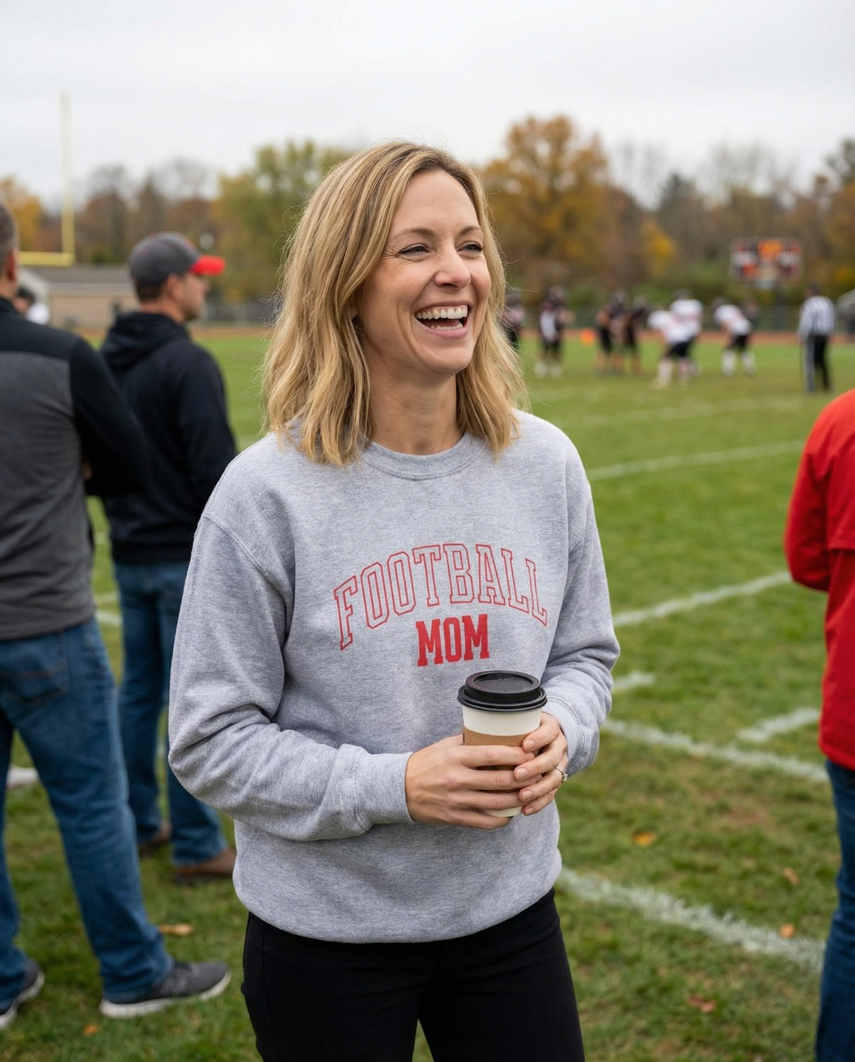 Football Mom sweatshirt, additional view