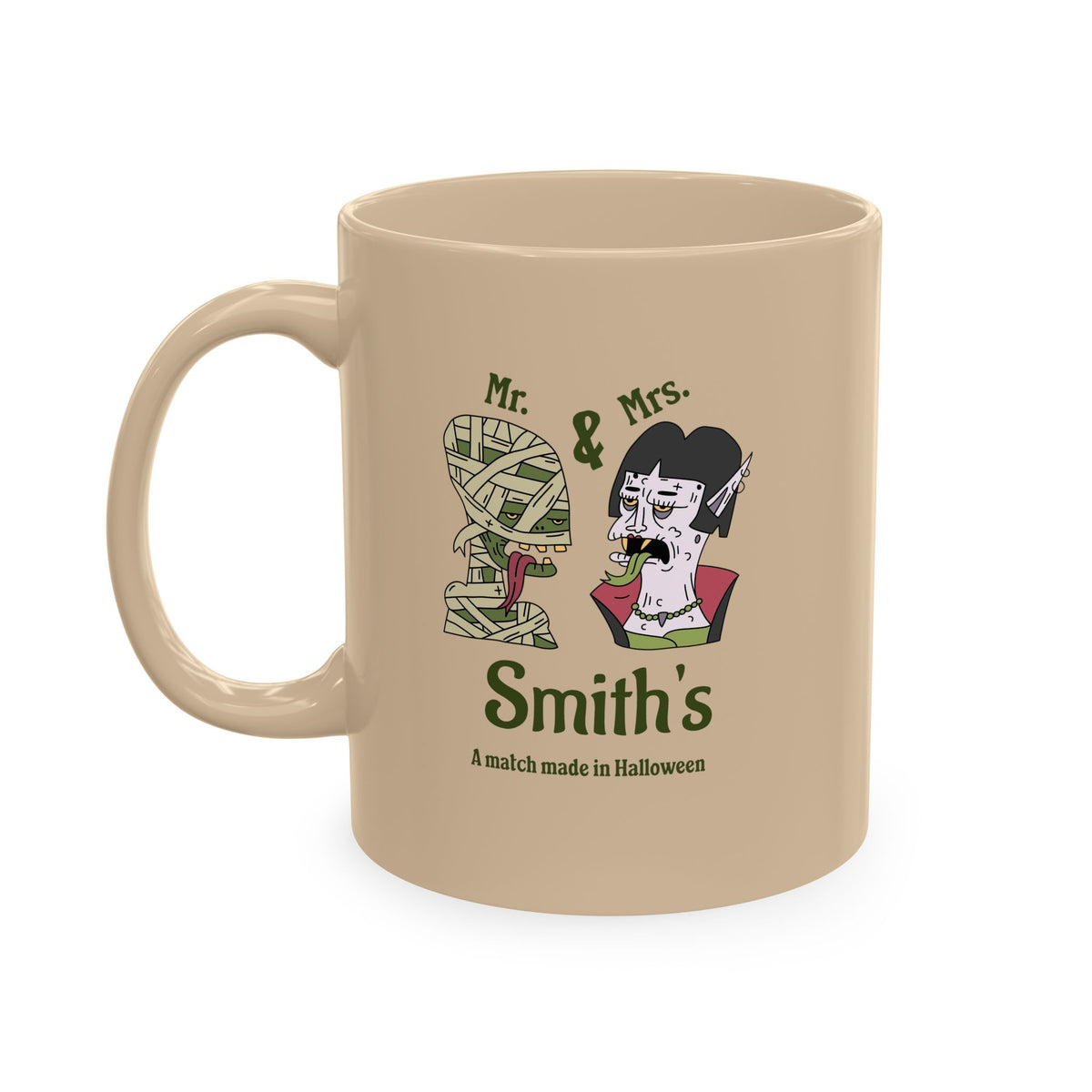 Mr. & Mrs. Halloween Mug | A Match Made in Halloween Couples Mug