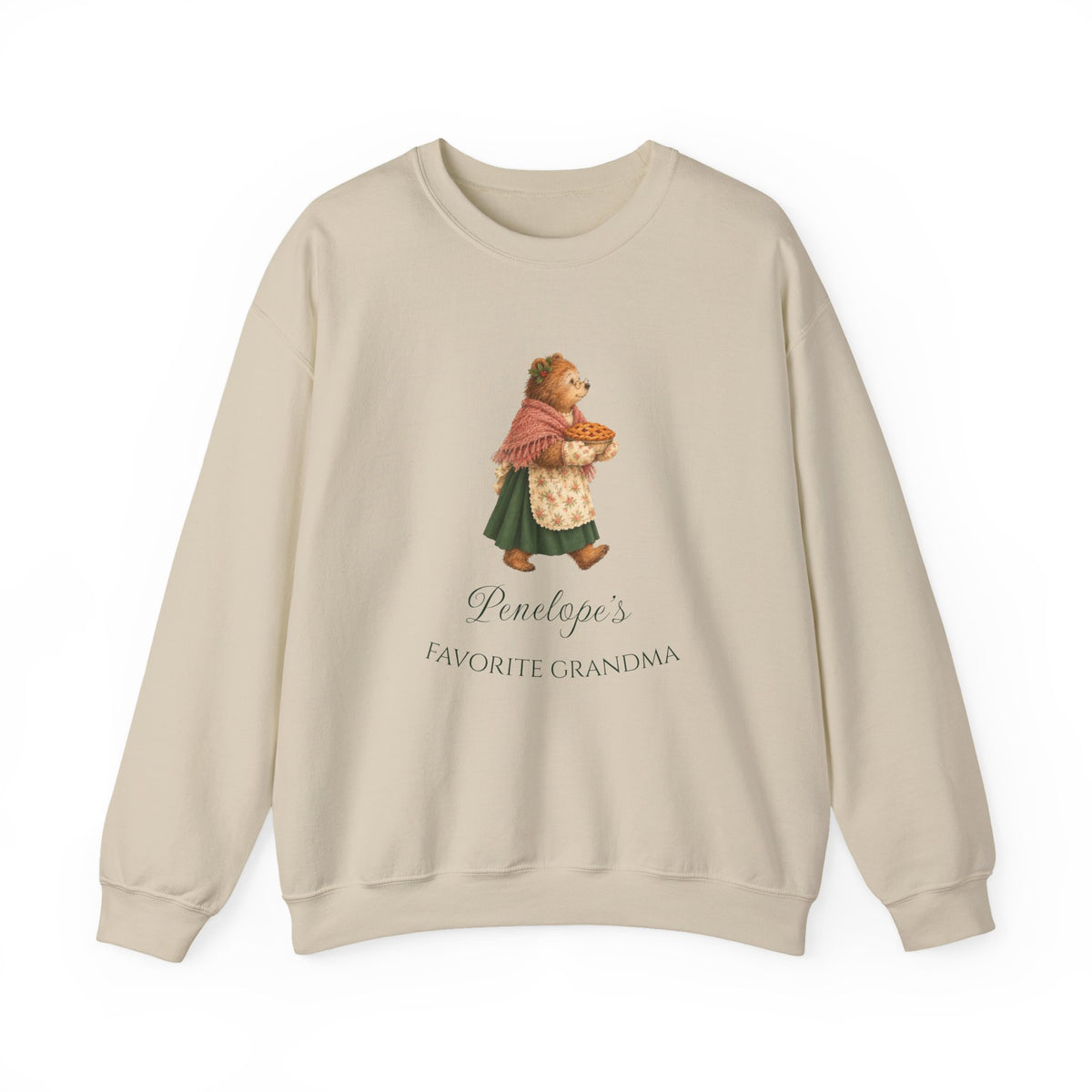 Sand personalized Favorite Grandma sweatshirt