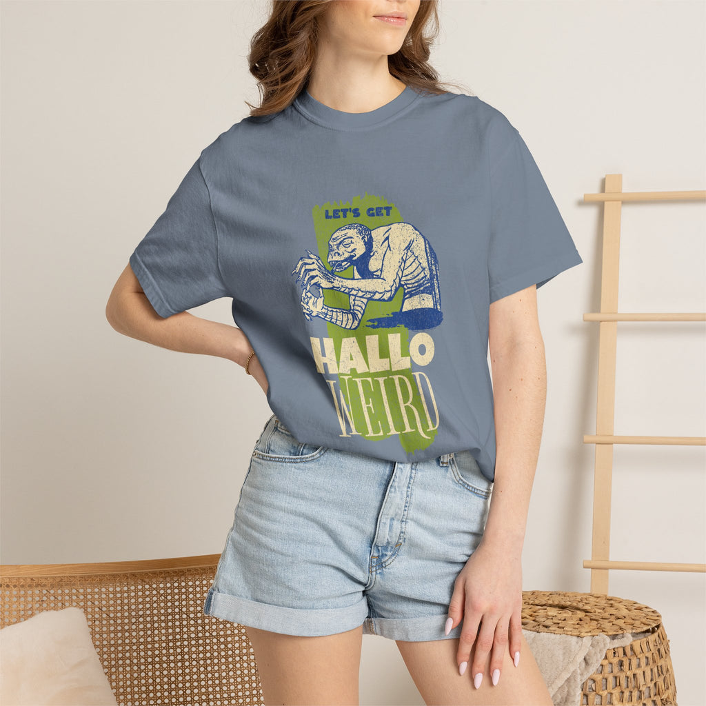 Hallo-Weird mummy Halloween shirt, additional view