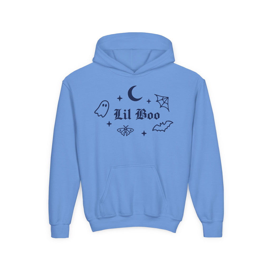 Lil Boo gothic Halloween youth hoodie for kids