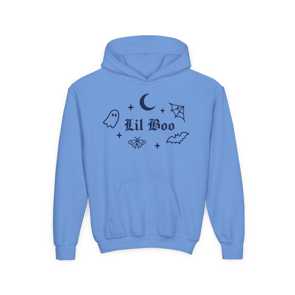 Lil Boo gothic Halloween youth hoodie for kids