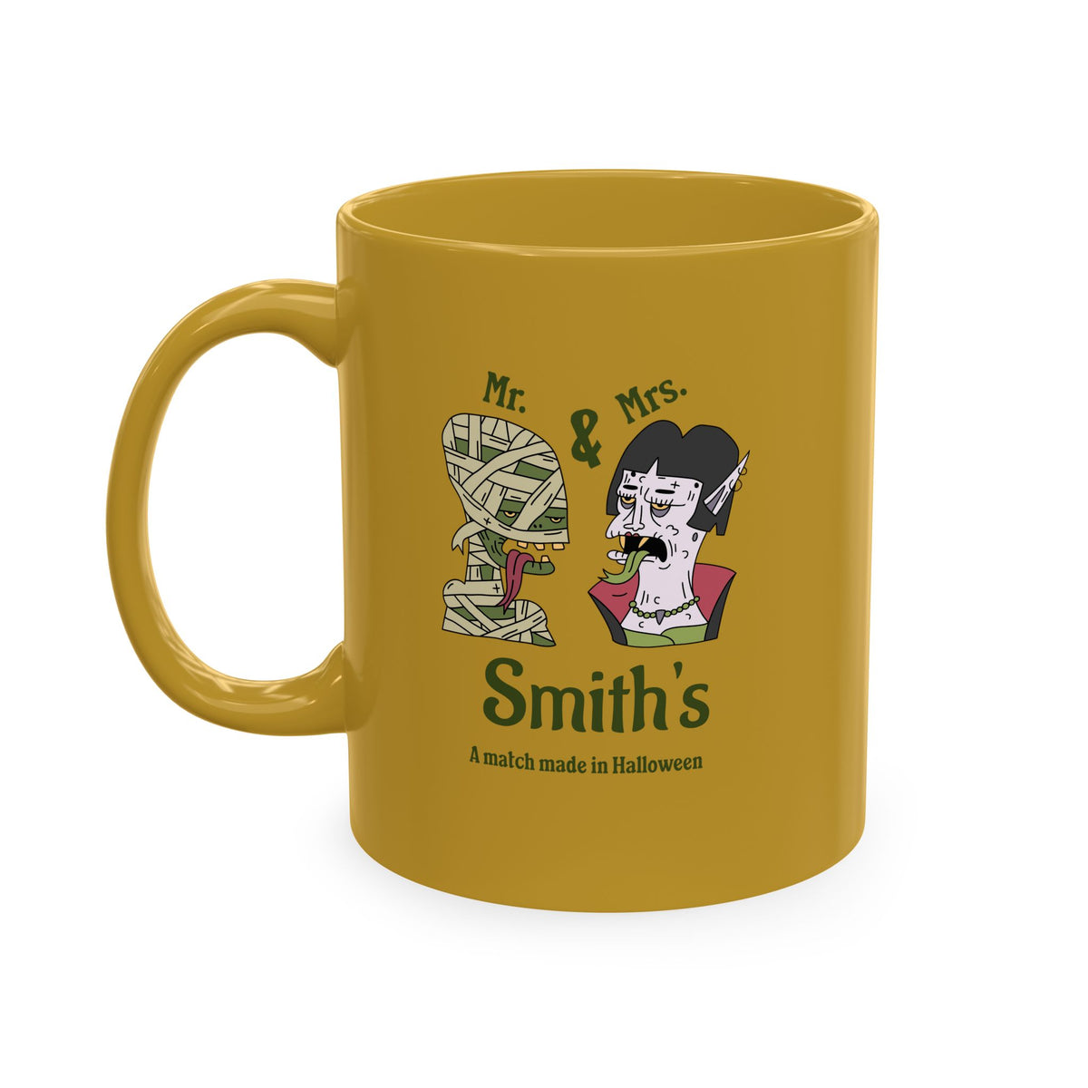 Mr. & Mrs. Halloween Mug | A Match Made in Halloween Couples Mug