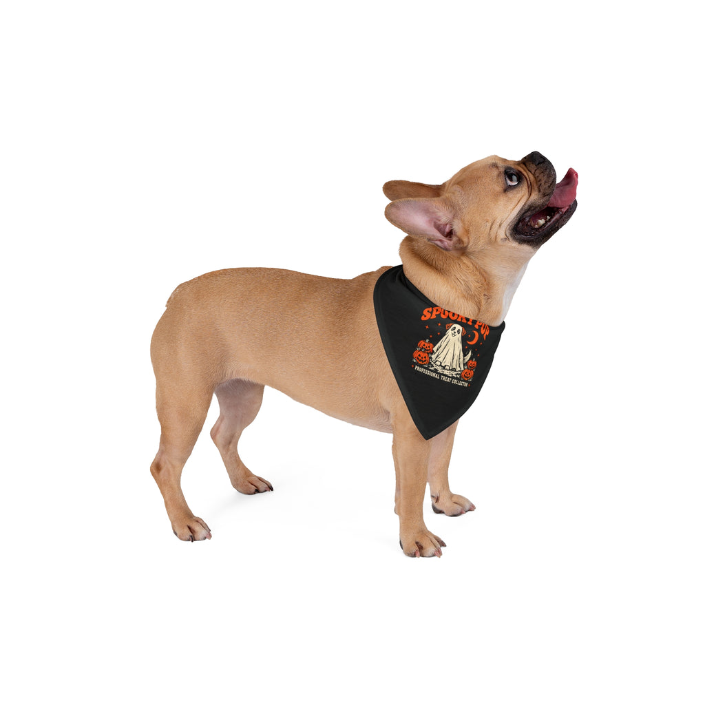 Spooky Pup dog bandana, additional view