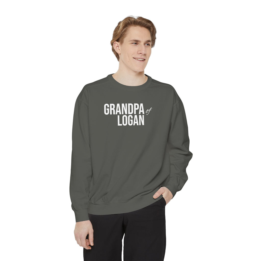 Personalized Grandpa Of Sweatshirt | Custom Grandkids Name Crewneck