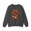 Spooky Sideline Mom crewneck sweatshirt in Dark Heather