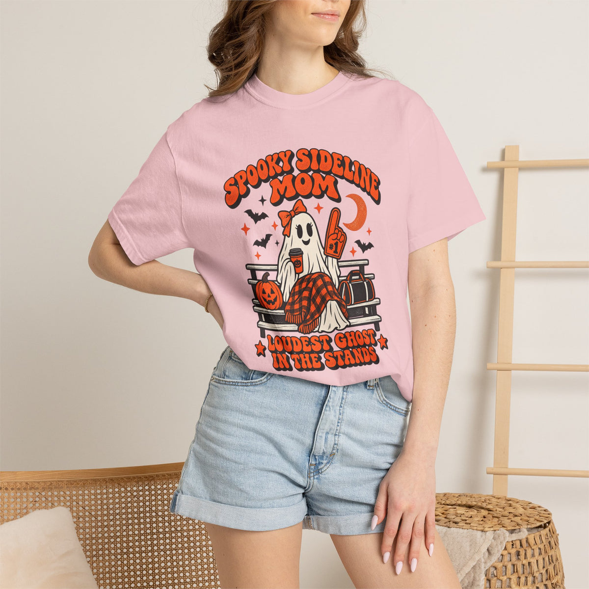Spooky Sideline Mom tee, additional view