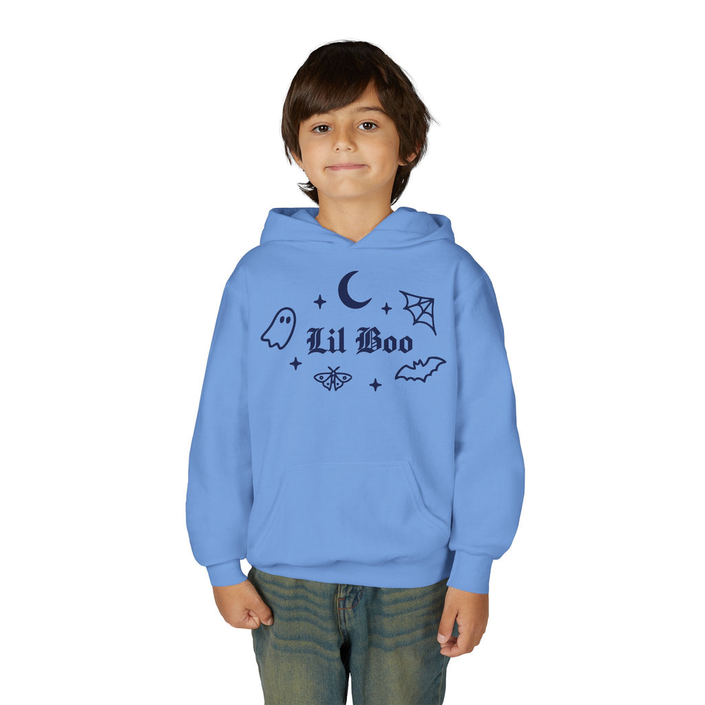 Lil Boo gothic Halloween youth hoodie for kids