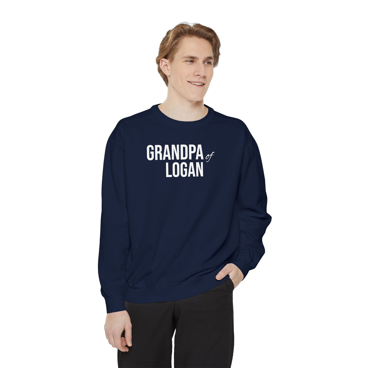 Personalized Grandpa Of Sweatshirt | Custom Grandkids Name Crewneck