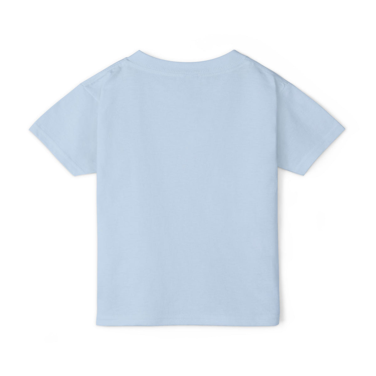 Lil Boo toddler tee in light blue, back