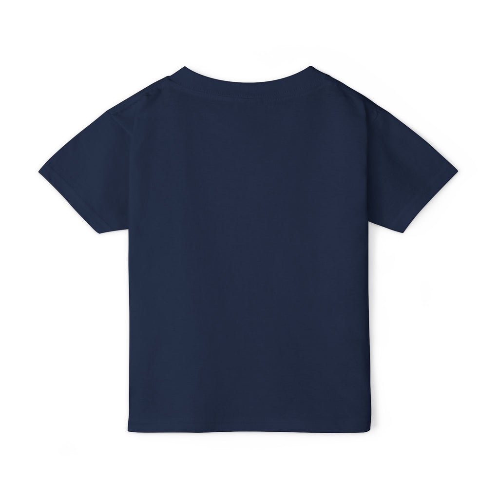 Lil Boo toddler tee in navy, back