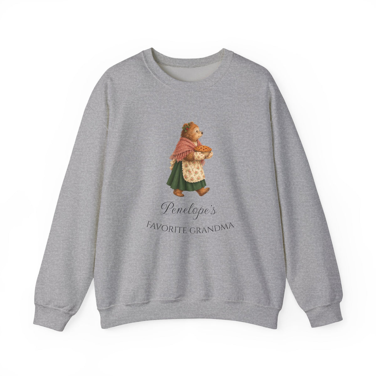 Sport Grey personalized Favorite Grandma sweatshirt