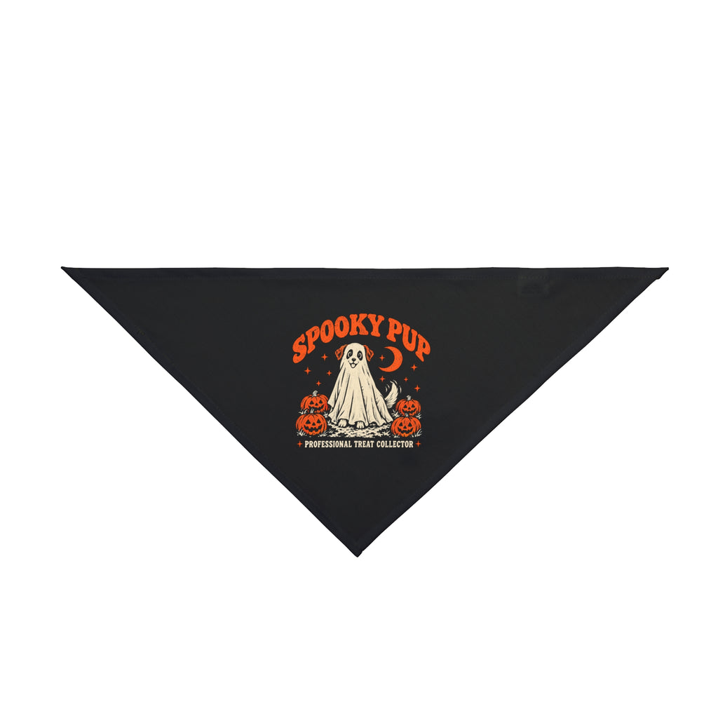 Spooky Pup ghost dog Halloween bandana, small